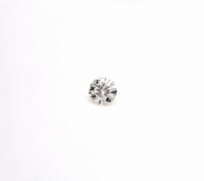 Loser Brillant, 0.32 ct, get. Weiss(L)/si2, mit GIA Expertise
