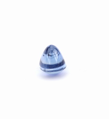 Loser ovaler Sternsaphircabochon, 3.31 ct, oval sugarloaf, 8.24 x 6.49 x 7.01 mm, mit GEMReport, unbeh., Fundort Sri Lanka