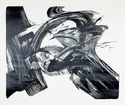 Karl Otto Götz, 1914-2017, Belem 1991, Lithographie, handsign., betitelt, datiert und num. 16/40, 99x85 cm