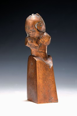Barbara Rumpf, geb. 1960, Bronzeskulptur, H. ca. 18cm