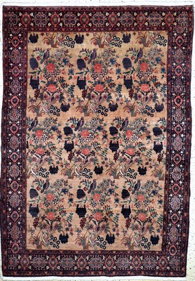 Senneh, Persien, um 1930, Wolle auf Baumwolle, ca. 217 x 152 cm, EHZ: 2