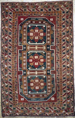 Kars, Türkei, Mitte 20.Jhd., Wolle auf Wolle, ca. 276 x 183 cm, EHZ: 2