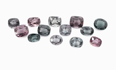 Lot lose Spinelle, ca. 18.64 ct, versch. Schliffformen, Grössen und Farben