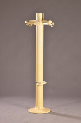 Garderobe, Entwurf Giancalo Piretti, Modell "Planta", Kunststoff, 70er/80er Jahre, Ausführung Anomina Castelli, Kunststoff, sechs ...