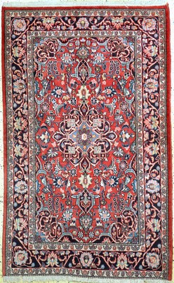 Keschan, Persien, Mitte 20.Jhd, Wolle auf Baumwolle, ca. 200 x 126 cm, EHZ: 2-3
