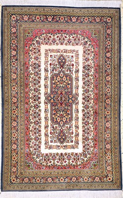 Ghom Kork, Persien, Ende 20.Jhd, Korkwolle auf Baumwolle, ca. 163 x 107 cm, EHZ: 2