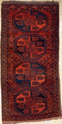 Ersari, Turkmenistan, um 1900, Wolle auf Wolle, ca. 205 x 102 cm, EHZ: 2-3