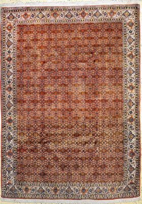 Bidjar fein, Persien, Ende 20.Jhd, Korkwolle auf Baumwolle, ca. 289 x 209 cm, EHZ: 2 (Abrasch)