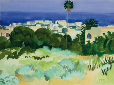 Heinz Friedrich, 1924 - 2018 Schwetzingen, Studium an der Kunstakademie Karlsruhe bei Laible und Schnarrenberger, italienische Stadtlandschaft, ...