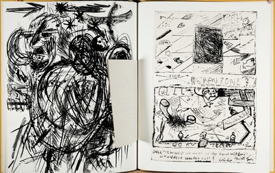 Georg Baselitz, geb. 1938, Radierung aus der Folge: Bäume, 1974, handsign. und num. 4/30, ca. 30x24cm
