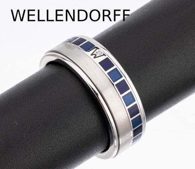 18 kt Gold WELLENDORFF Herrenring 3-752, Jubiläumsring 2023, WG/RG 750/000, limit. auf 130 Stück, anläßlich des 130-jährigen Firmenjubiläums, ...