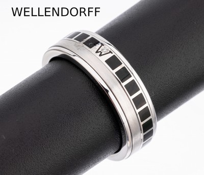18 kt Gold WELLENDORFF Herrenring 4-752, Jubiläumsring 2024, WG/RG 750/000, limit. auf 131 Stück, anläßlich des 131-jährigen Firmenjubiläums, ...