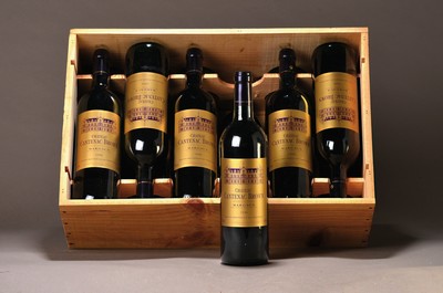 12 Flaschen 1996 Chateau Cantenac Brown, Grand Cru Classe, Margaux, je ca. 75cl, 13%Vol., in orig. Holzkiste