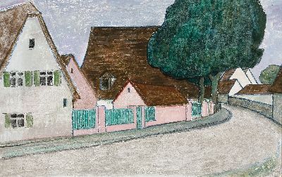 Willi Hertlein,1908-1968, Tempara/Holzplatte um 1950, R.ca. 42x64 cm, Das Gemälde stammt aus dem Nachlass des Künstlers, Herlein studierte bei Emil ...