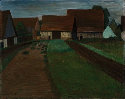 Willi Hertlein,1908-1968, Öl/Holz, um 1930, ca. 52x65 cm Das Gemälde stammt aus dem Nachlass des Künstlers, Herlein studierte bei Emil Orlik an ...