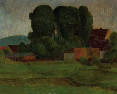 Willi Hertlein,1908-1968, Öl/Holz um 1935, R.ca. 41x48 cm Das Gemälde stammt aus dem Nachlass des Künstlers, Herlein studierte bei Emil Orlik an ...