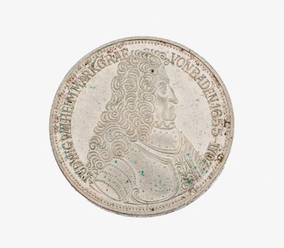 Silbermünze 5 Mark, Deutschland 1955, Markgraf von Baden