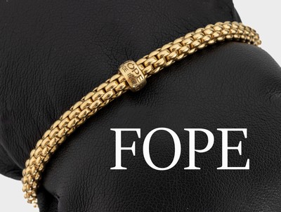 18 kt Gold FOPE Armband, GG 750/000, Serie Flex It, D. ca. 5.5 cm, sign., ca. 15.7 g
