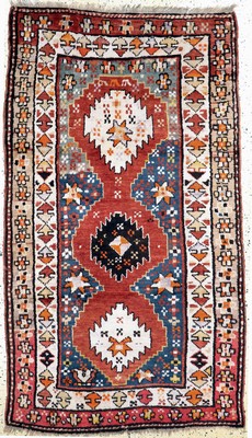 Antiker Kazak, Kaukasus, um 1900, Wolle aufWolle, ca. 190 x 110 cm, EHZ: 3