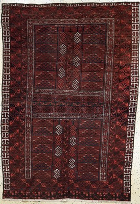 Esari Engsi antik, Turkmenistan, 19.Jhd, Wolle auf Wolle, ca. 220 x 153 cm, EHZ: 3