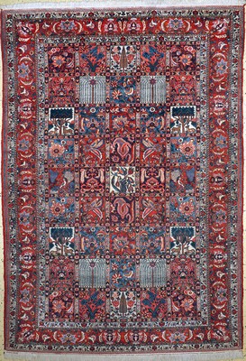 Bachtiar alt, Persien, Mitte 20.Jhd, Wolle auf Baumwolle, ca. 305 x 215 cm, EHZ: 2