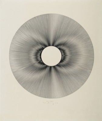 Ludwig Wilding, 1927 Grünstadt/Pfalz-2010, Lithographie von 1970, handsigniert und dat., D. der Abb. ca. 40cm, u.Gl. R. ca. 60x50cm, Wilding war ein ...