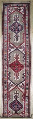 Antiker Sarab, Persien, um 1900, Wolle auf Wolle, ca. 455 x 110 cm, EHZ: 2