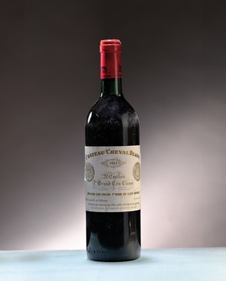 1983 Chateau Cheval Blanc, St. Emilion, 1er Grand Cru Classé, 75cl, top shoulder, nicht verkostet