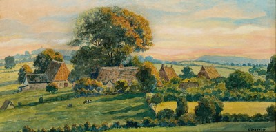 Paul Staerck, geb. 1872 Nordhausen, Mitglied der Künstlerkolonie Heikendorf, Schleswig-Holstein, Aquarell, rechts unten signiert, verso bez. ...