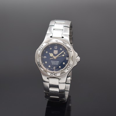 TAG HEUER Kirium Chronometer Damenarmbanduhr Referenz WL5213, Schweiz um 2000, Automatik, Edelstahlgeh. inkl. Gliederband m. Faltschl., Boden u. ...