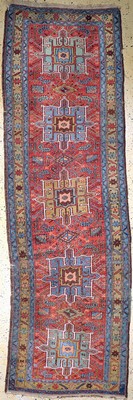 Bakshaish, Persien, 19.Jhd, Wolle auf Baumwolle, ca. 323 x 101 cm, EHZ: 3