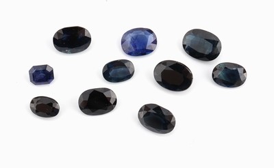 Lot lose Saphire zus. ca. 11.9 ct, versch. Schliffformen