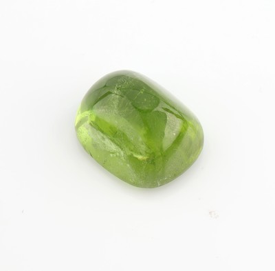 Loser Peridot-Cabochon ca. 44.05 ct, ca. 22 x 19 x 13 mm