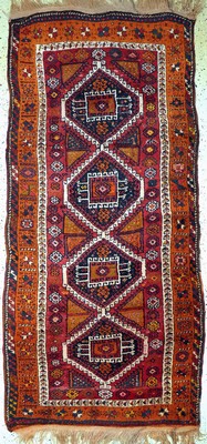 Yürük alt, Türkei, Anfang 20.Jhd, Wolle aufWolle, ca. 260 x 124 cm, EHZ: 2,aus Sammlungsauflösung