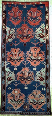 Avar Kelim, Kaukasus, 19.Jhd, Wolle auf Wolle, ca. 335 x 150 cm, EHZ: 2