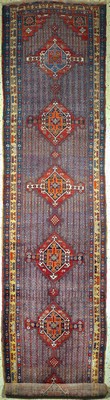 Antiker Karadjeh, Persien, 19.Jhd, Wolle auf Wolle, ca. 530 x 115 cm, EHZ: 3,aus Sammlungsauflösung