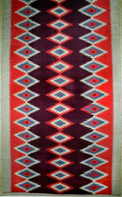 Duri Kelim, Indien, Mitte 20.Jhd, merzerisierte Baumwolle, ca. 490 x 280 cm, Reinigungsbedürftig, EHZ: 2