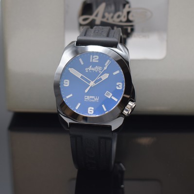 ARCTOS Elite Herrenarmbanduhr Serie GPW, Deutschland um 2010, Automatik, auf 999 Stück limitiertes Sondermodell in Keramik/Titan m. orig. ...