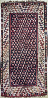 Kuba-Schirwan Kelim antik, Kaukasus, 19.Jhd, Wolle auf Wolle, ca. 325 x 165 cm, EHZ: 2-3,aus Sammlungsauflösung