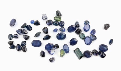 Lot lose Saphire, zus. ca. 20.68 ct, versch. Größen, Farben, Schliffformen und Qualitäten