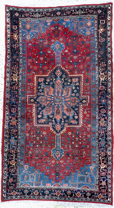 Gholtogh alt, Persien, Mitte 20.Jhd, Wolle auf Baumwolle, ca. 223 x 124 cm, EHZ: 2-3