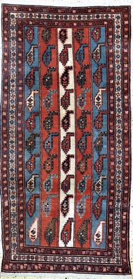 Meschgin alt, Persien, Anfang 20.Jhd, Wolleauf Baumwolle, ca. 194 x 97 cm, EHZ: 2, (kleine Restaurierungen)