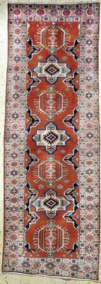 Meschgin alt, Persien, Mitte 20.Jhd, Wolle auf Baumwolle, ca. 280 x 102 cm, EHZ: 2-3