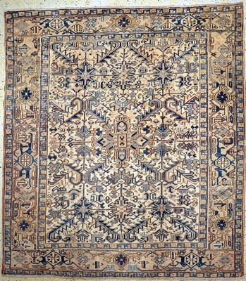 Heriz alt, Persien, Mitte 20.Jhd, Wolle aufBaumwolle, ca. 242 x 215 cm, EHZ: 2