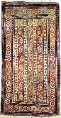 Karabagh antik, Kaukasus, um 1900, Wolle auf Wolle, ca. 186 x 112 cm, EHZ: 2-3