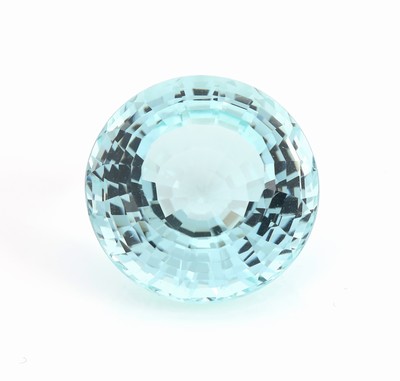 Loser facett. Aquamarin, 40.05 ct, im Treppenschliff