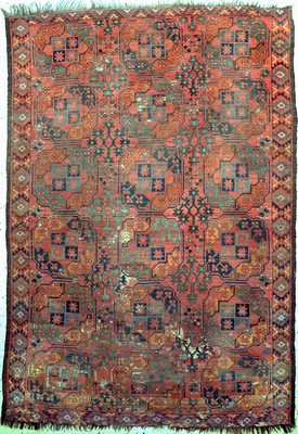 Ersari antik, Turkmenistan, 19.Jhd, Wolle auf Wolle, ca. 288 x 201 cm, EHZ: 4