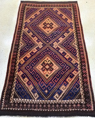 Uzbek Kelim, Uzbekistan, Anfang 20.Jhd, Wolle auf Wolle, ca. 530 x 300 cm, EHZ: 2