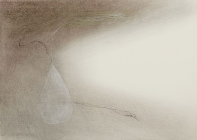Georg Thorsten Schade (Kozik), geb. 1948, Kaja, Mischtechnik auf Papier, rückseitig betitelt und sign. Kozik, ca. 51x36cm, u.Gl. R. ca. 63x50cm