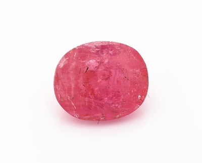 Loser Pezzottait ca. 4.0 ct, Ovalfacett, Pinkorange, ca. 10.8 x 9.1 x 6.1 mm,
